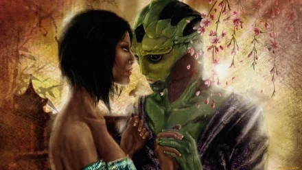 Thane Krios video game Mass Effect 2 HD Desktop Wallpaper | Background Image