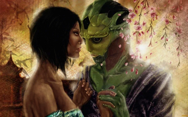 Thane Krios video game Mass Effect 2 HD Desktop Wallpaper | Background Image