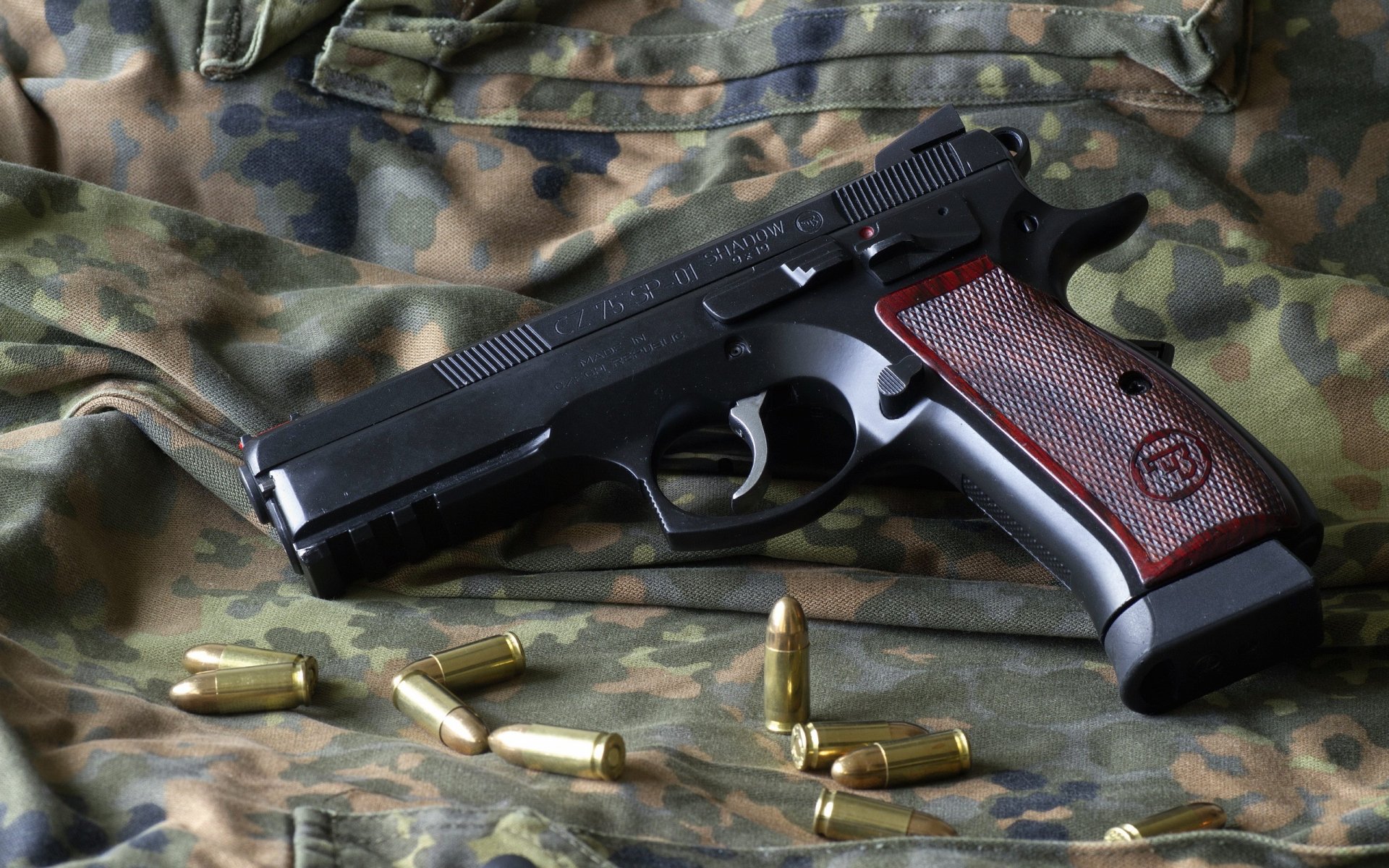 Cz 75 Sp01 Shadow Target Pistol Full HD Wallpaper and Background Image