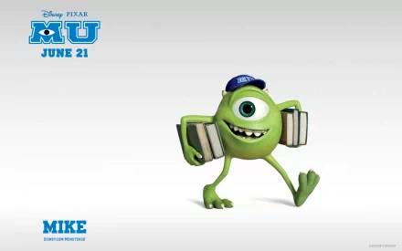 Mike Wazowski movie Monsters University HD Desktop Wallpaper | Background Image