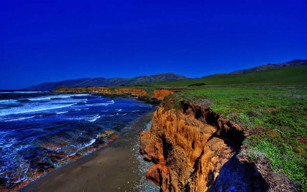 nature coastline HD Desktop Wallpaper | Background Image