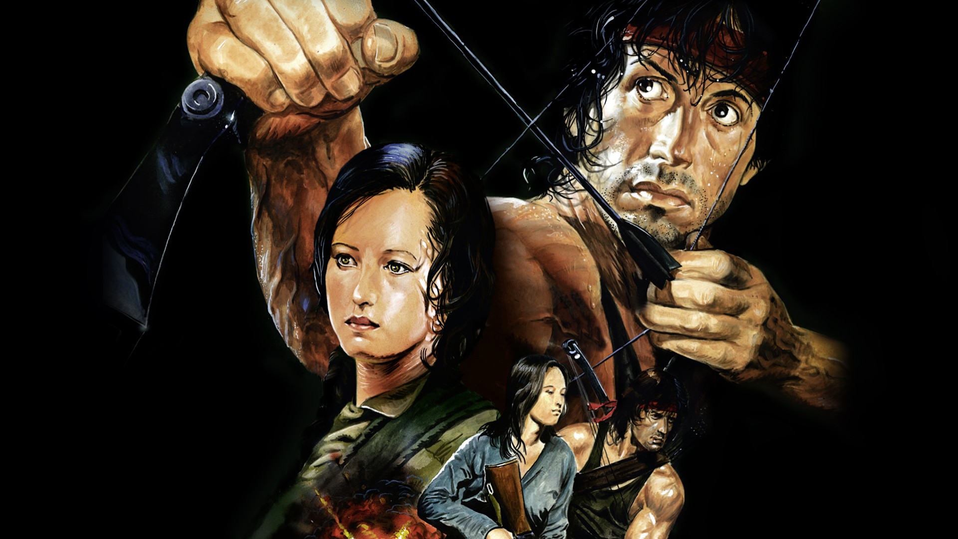 John Rambo (Sylvester Stallone) Wallpaper by TWSASTEBT707 on DeviantArt