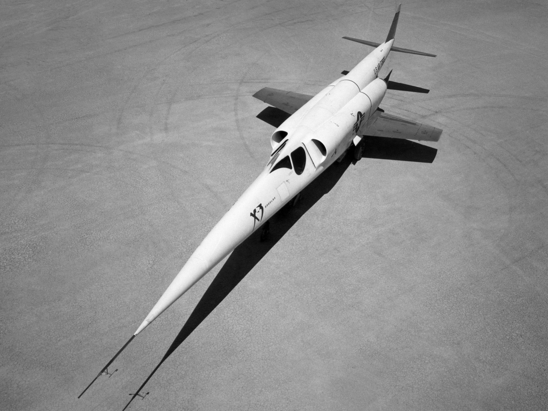 Download Military Douglas X-3 Stiletto 4k Ultra HD Wallpaper