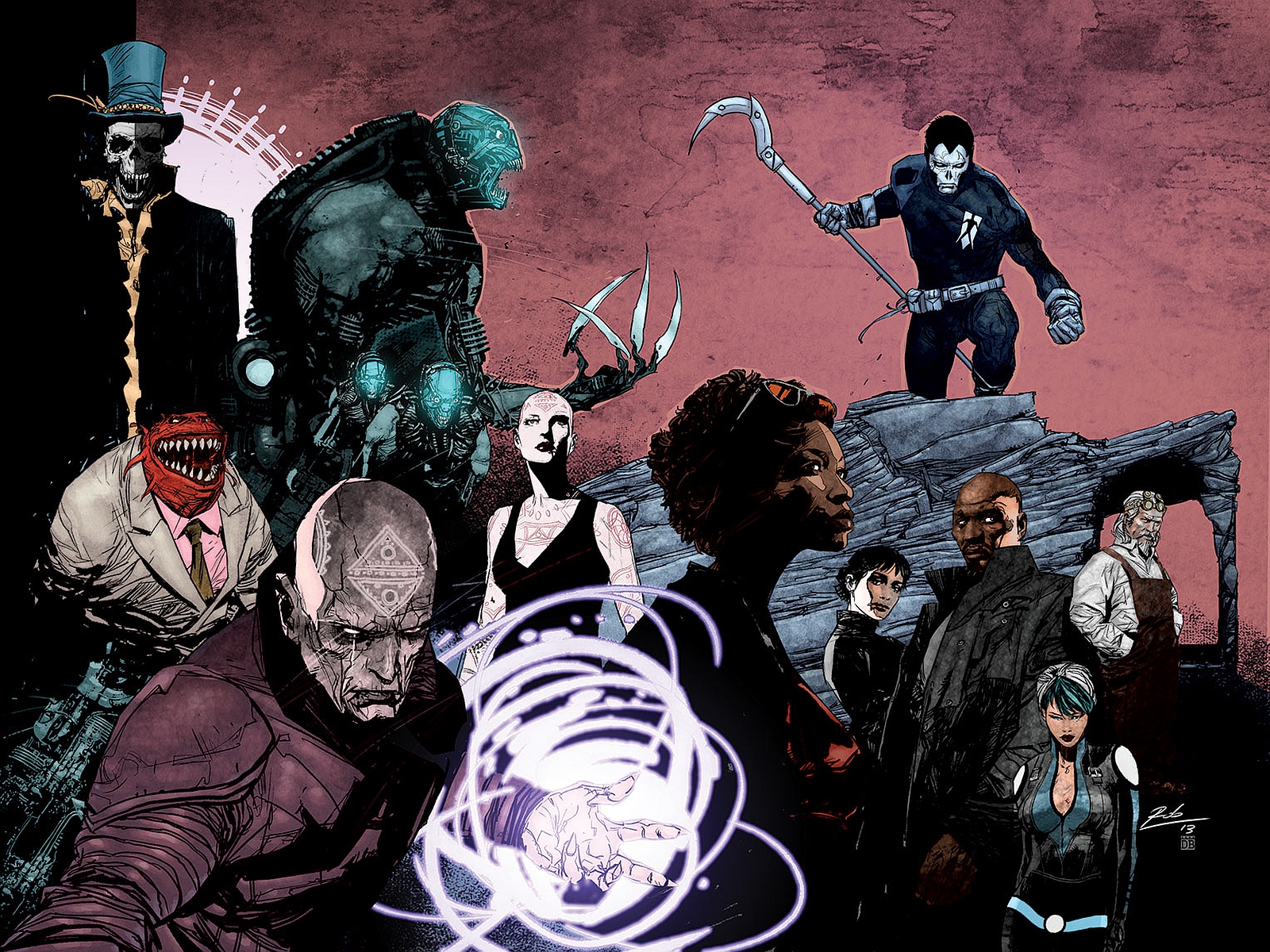 Comics Shadowman HD Wallpaper | Background Image