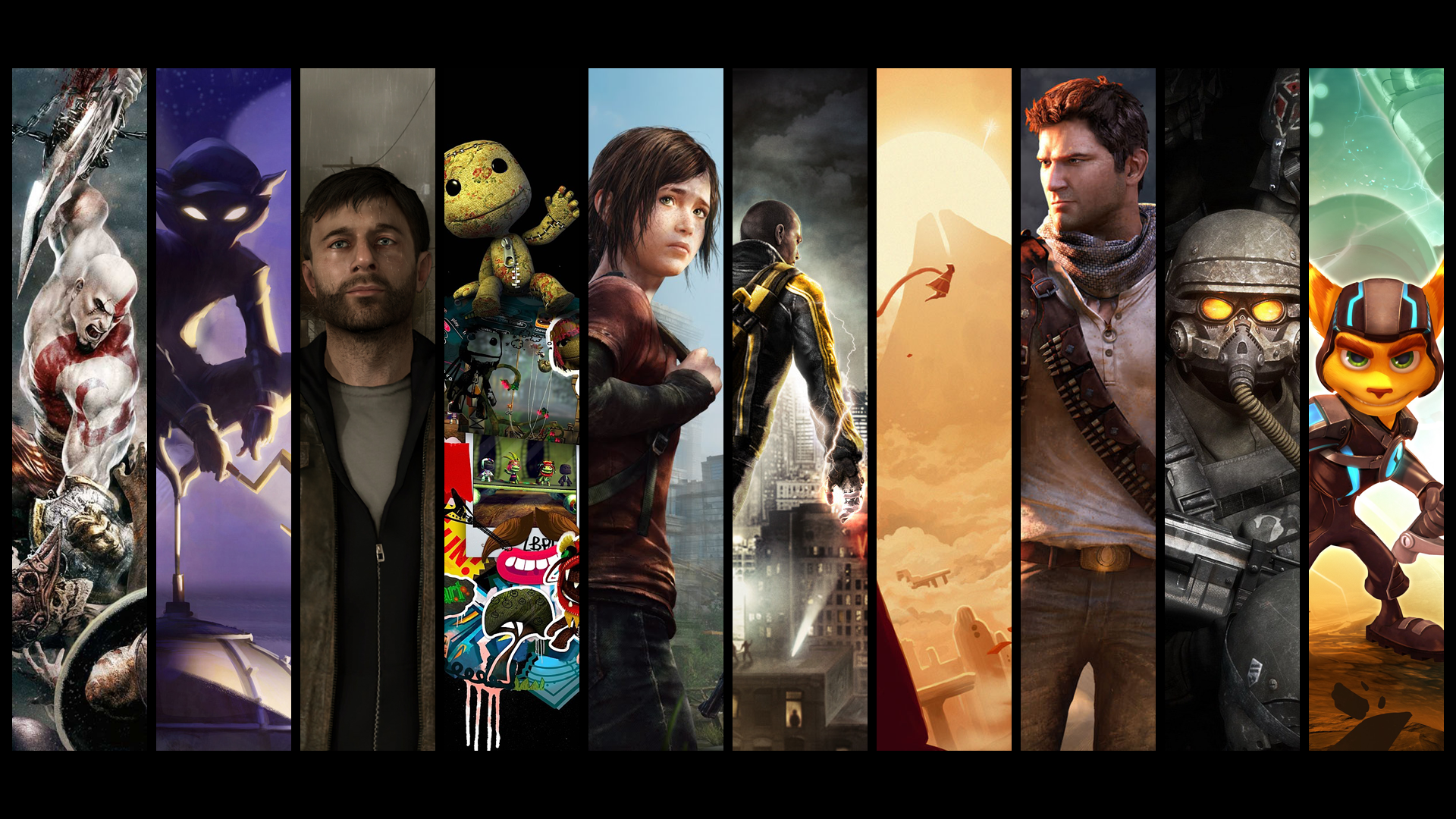 Популярные персонажи из разных игр