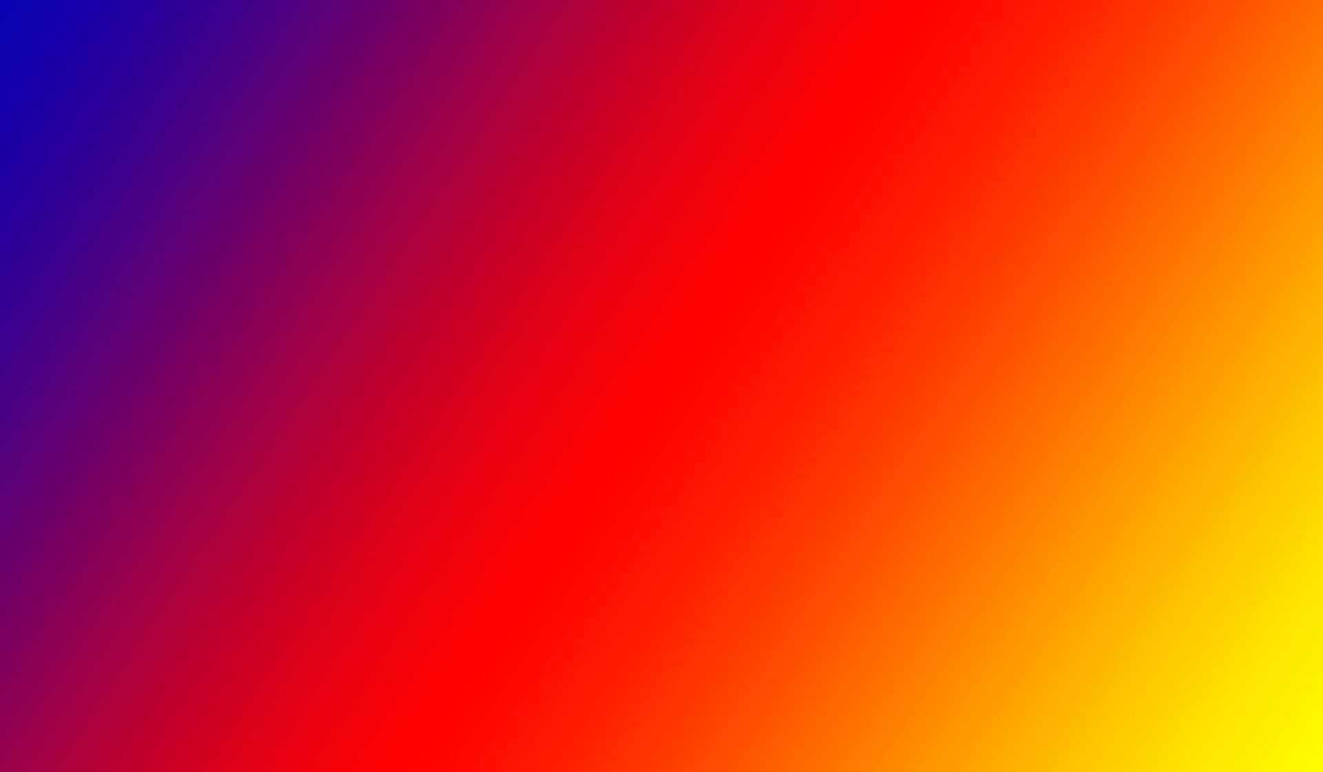 An abstract HD wallpaper showcasing a vibrant gradient of colors transitioning from deep blue to fiery red and bright yellow, creating a dynamic and visually striking background.