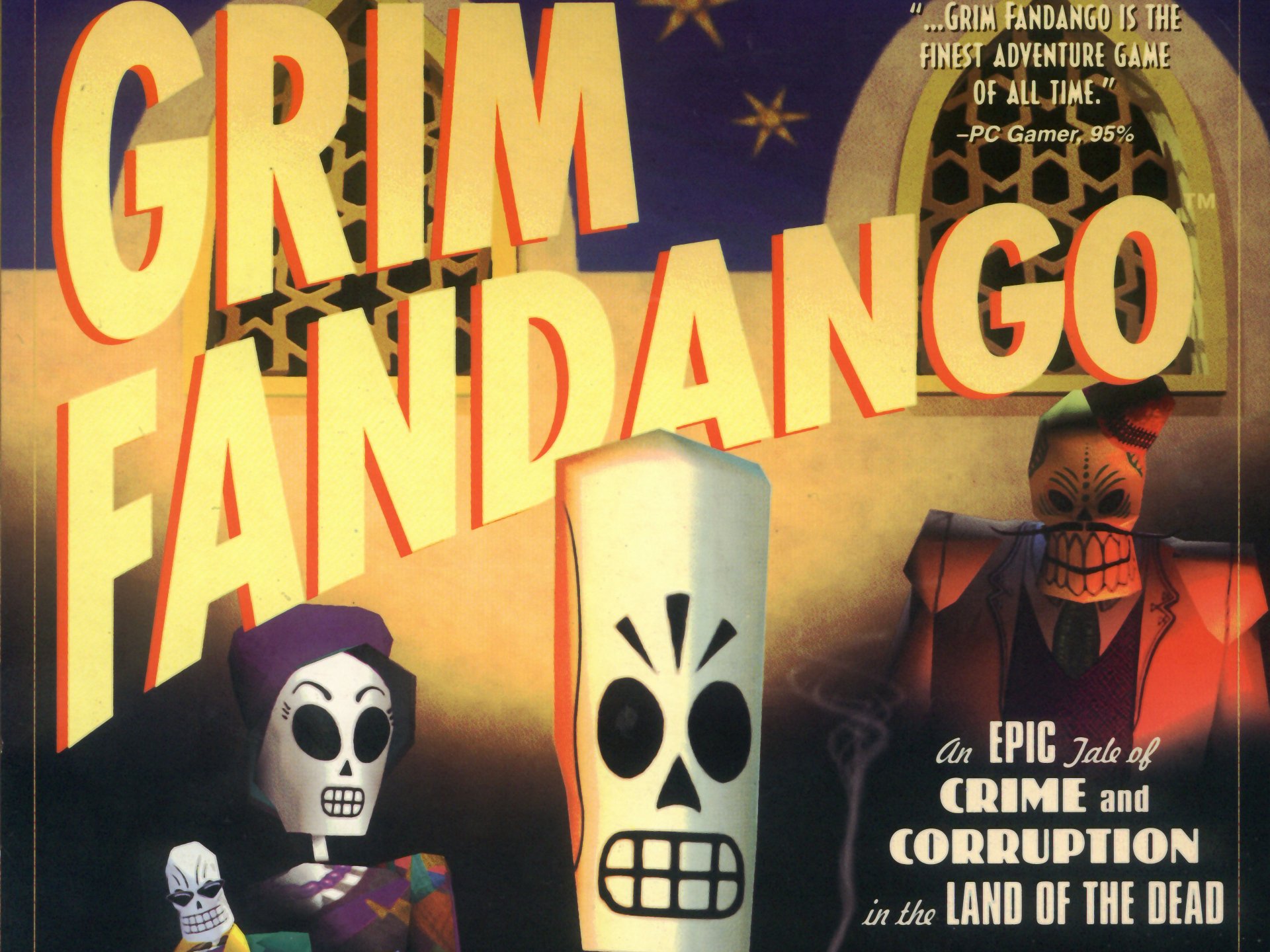 Download Video Game Grim Fandango (1998) 4k Ultra HD Wallpaper