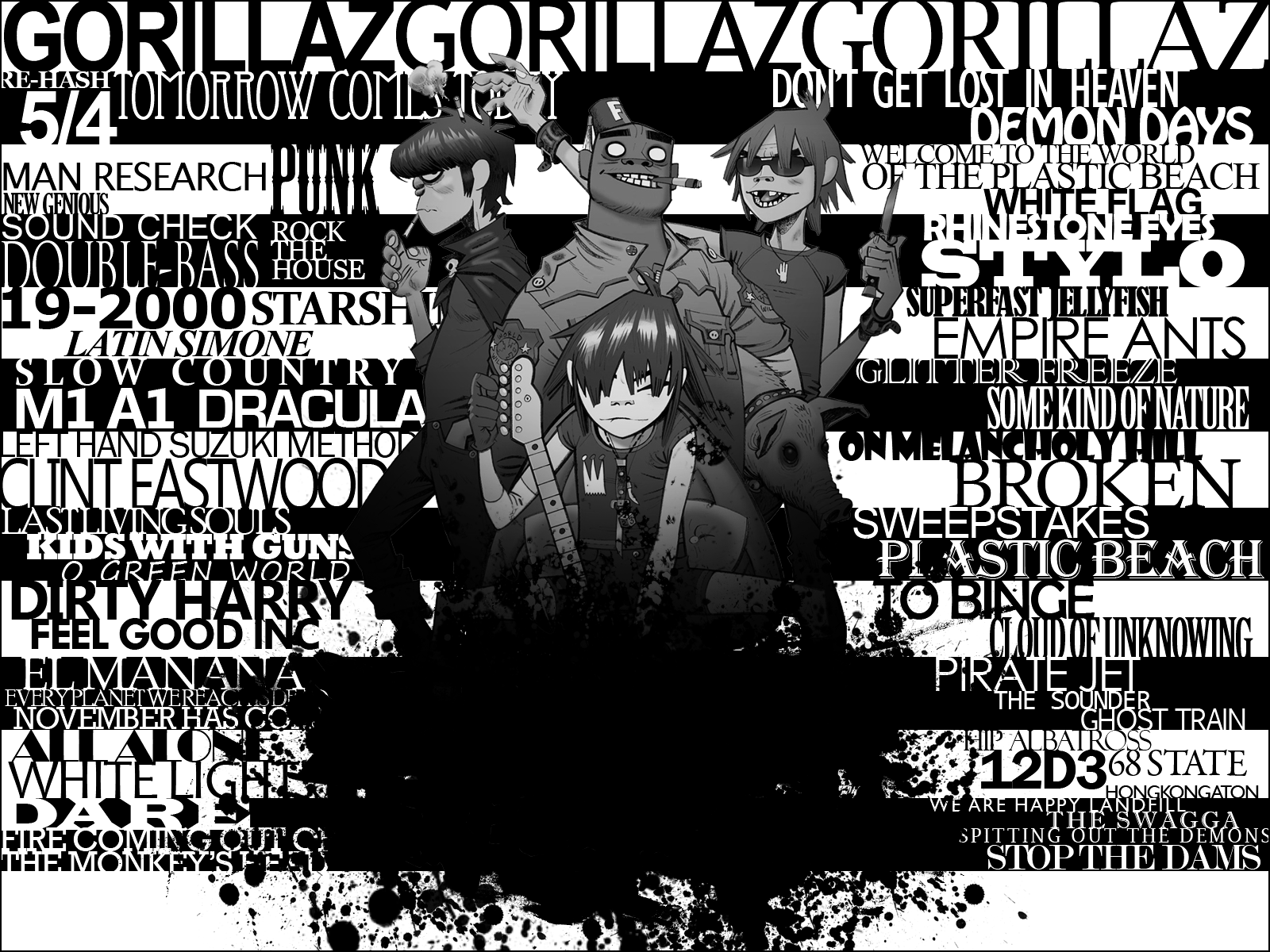 Gorillaz Stylo Wallpaper