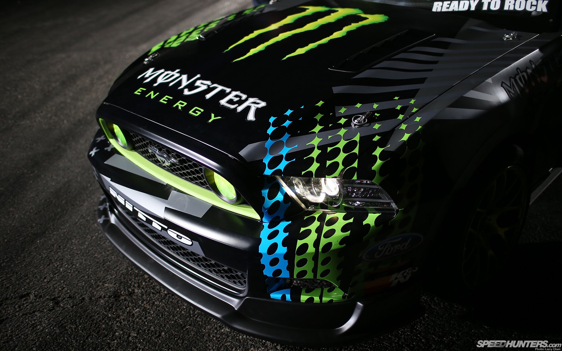 Monster Energy Rally Car Wallpaper