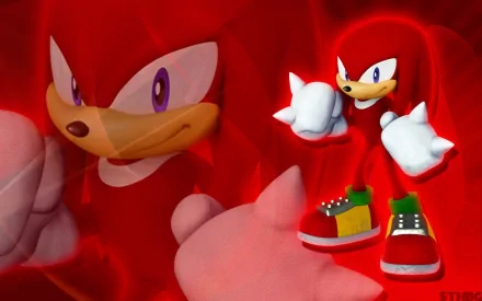 Knuckles the Echidna video game Sonic the Hedgehog (2006) HD Desktop Wallpaper | Background Image