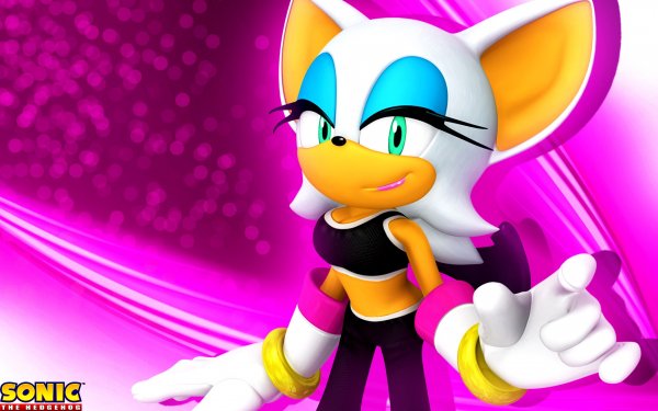 Video Game Sonic Free Riders Sonic Rouge the Bat HD Wallpaper | Background Image