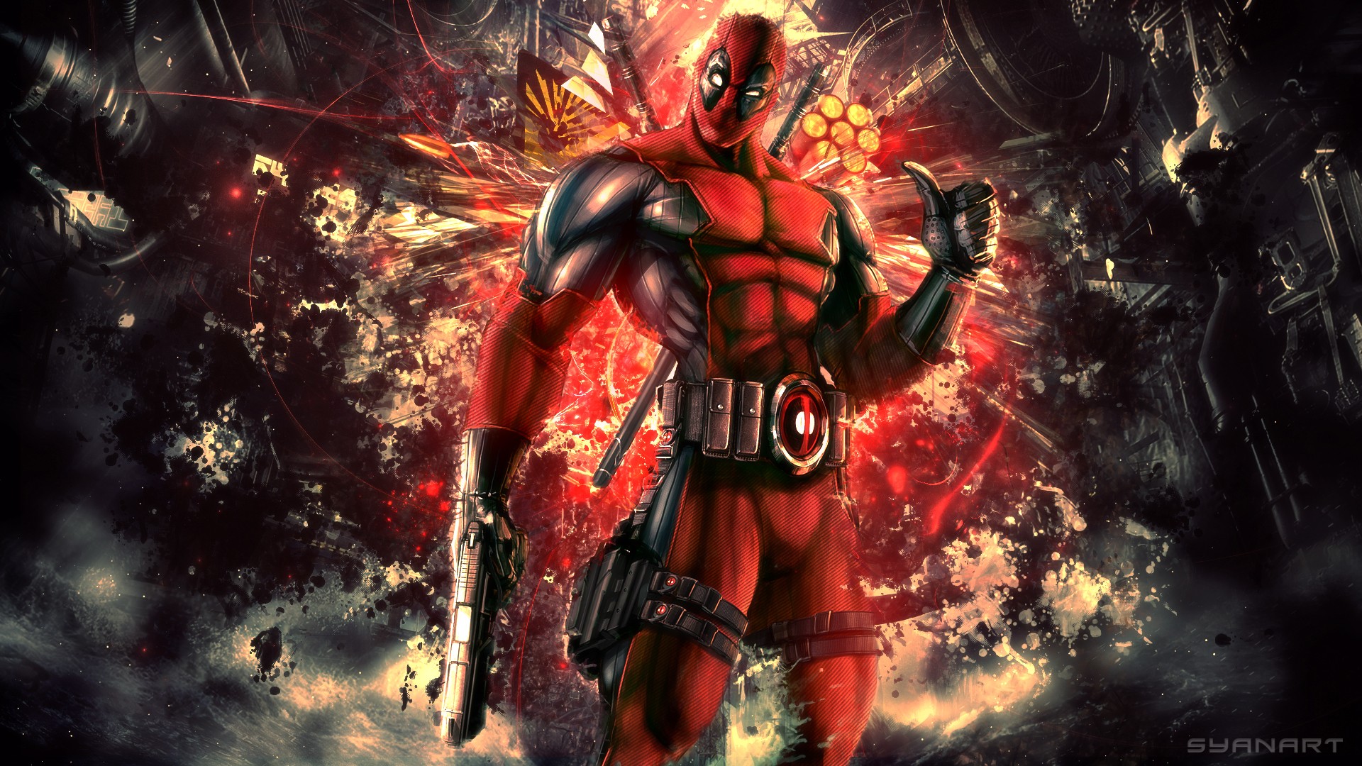 deadpool comic wallpaper hd