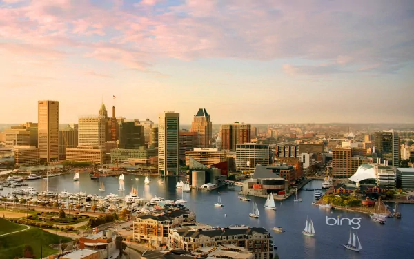 harbor building boat ship city man made Baltimore HD Desktop Wallpaper | Background Image