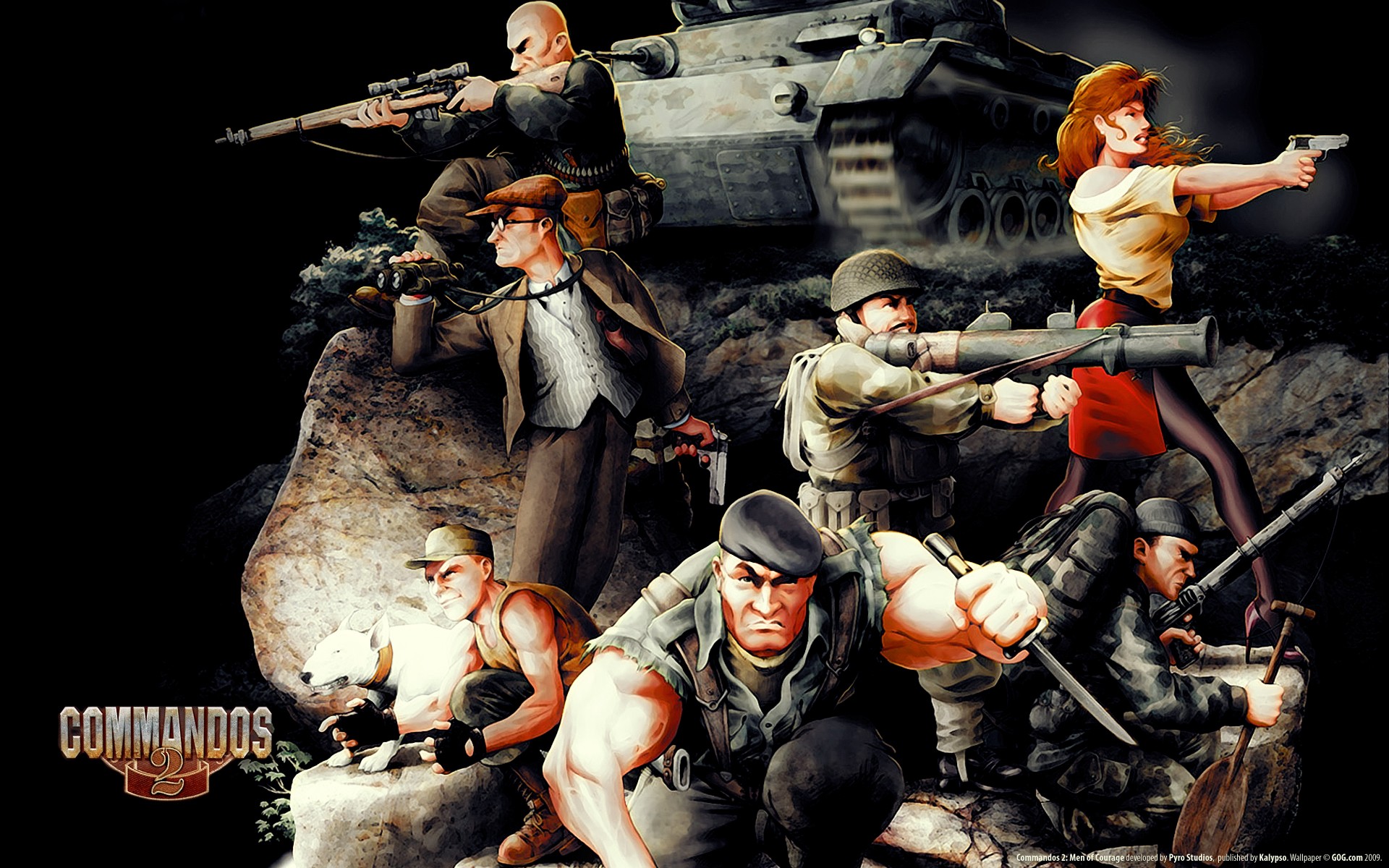 Commandos 2: Men of Courage HD Wallpaper