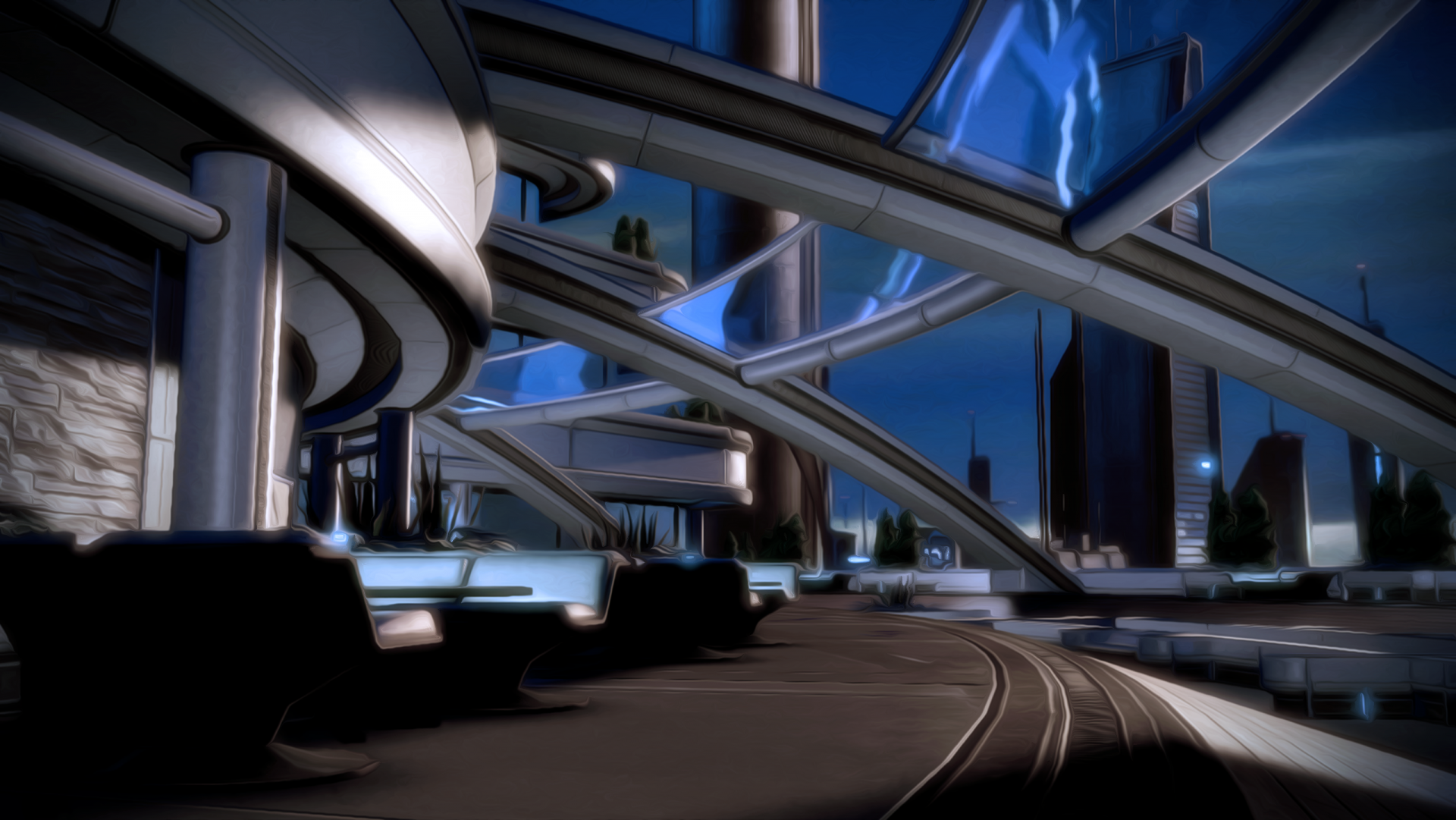 Download Video Game Mass Effect 2 HD Wallpaper by Liku