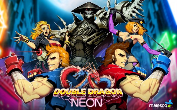 Video Game Double Dragon Neon Double Dragon HD Wallpaper | Background Image