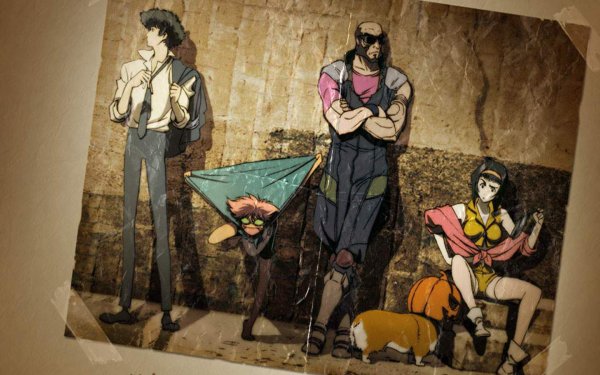 Anime Cowboy Bebop Spike Spiegel Faye Valentine Jet Black Ein HD Wallpaper | Background Image