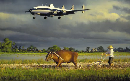 vehicle Lockheed Constellation HD Desktop Wallpaper | Background Image