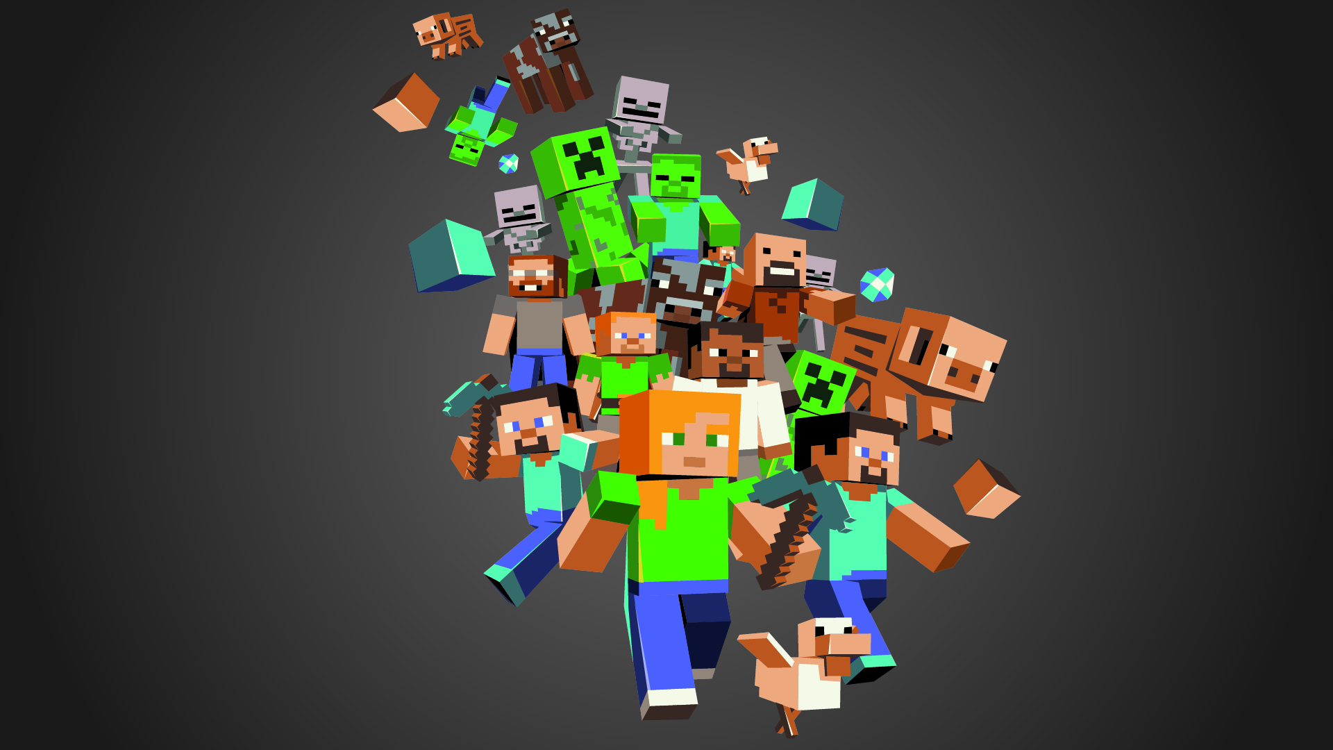 Minecraft Games, crazy games HD wallpaper