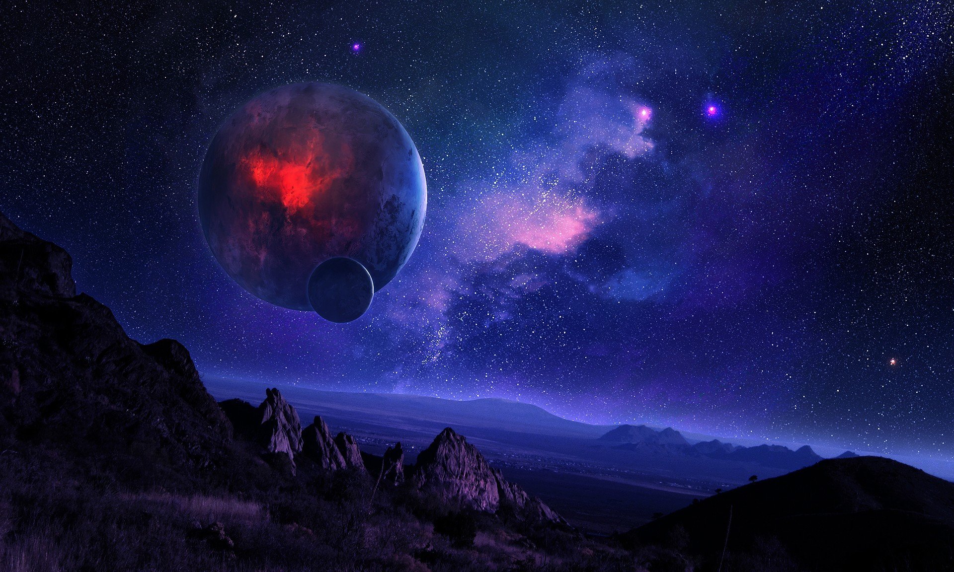 Download Sci Fi Landscape HD Wallpaper | 1920x1152 | Wallpaper Abyss