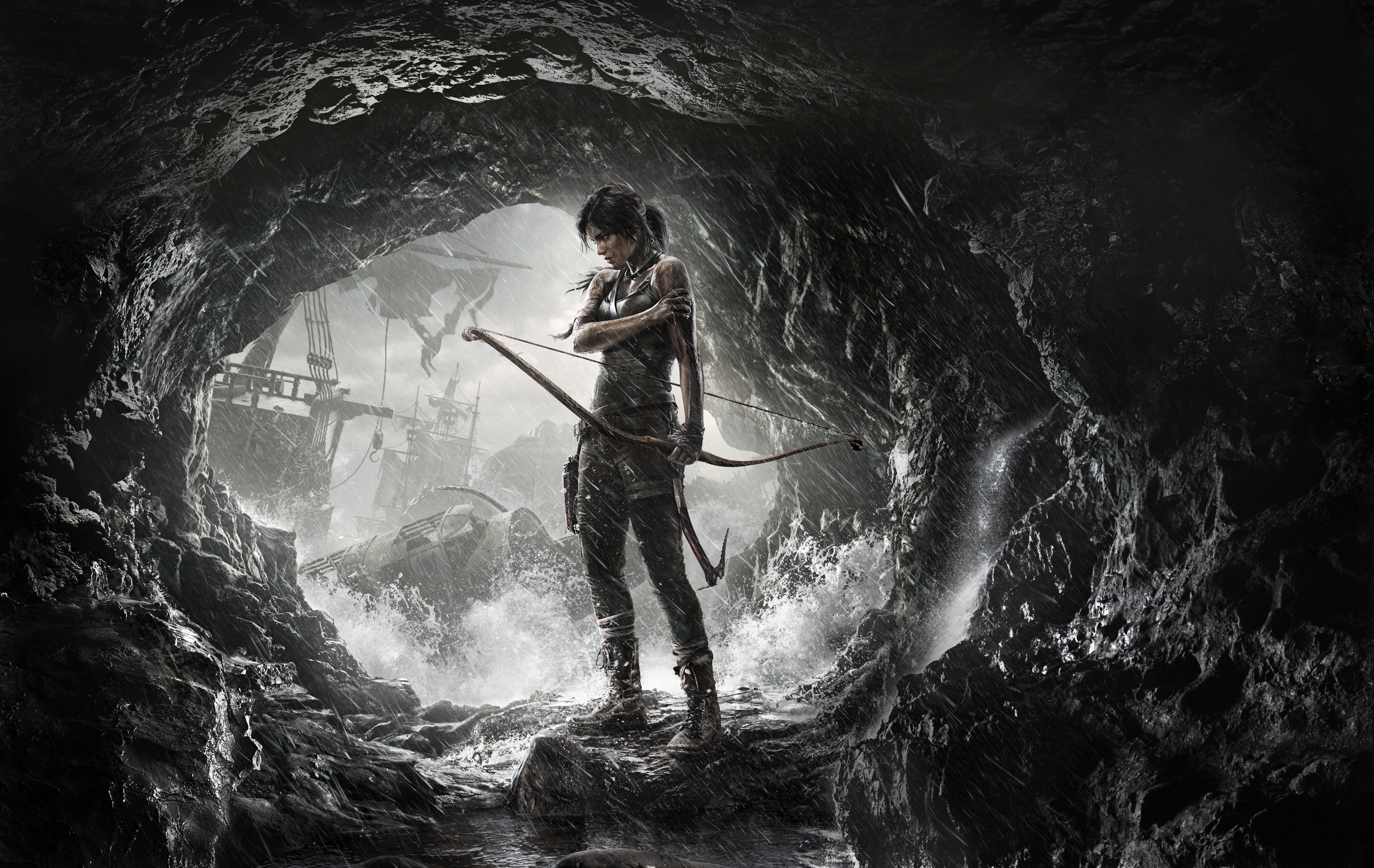 Lara Getting Devoured by The Nature Official Concept Art