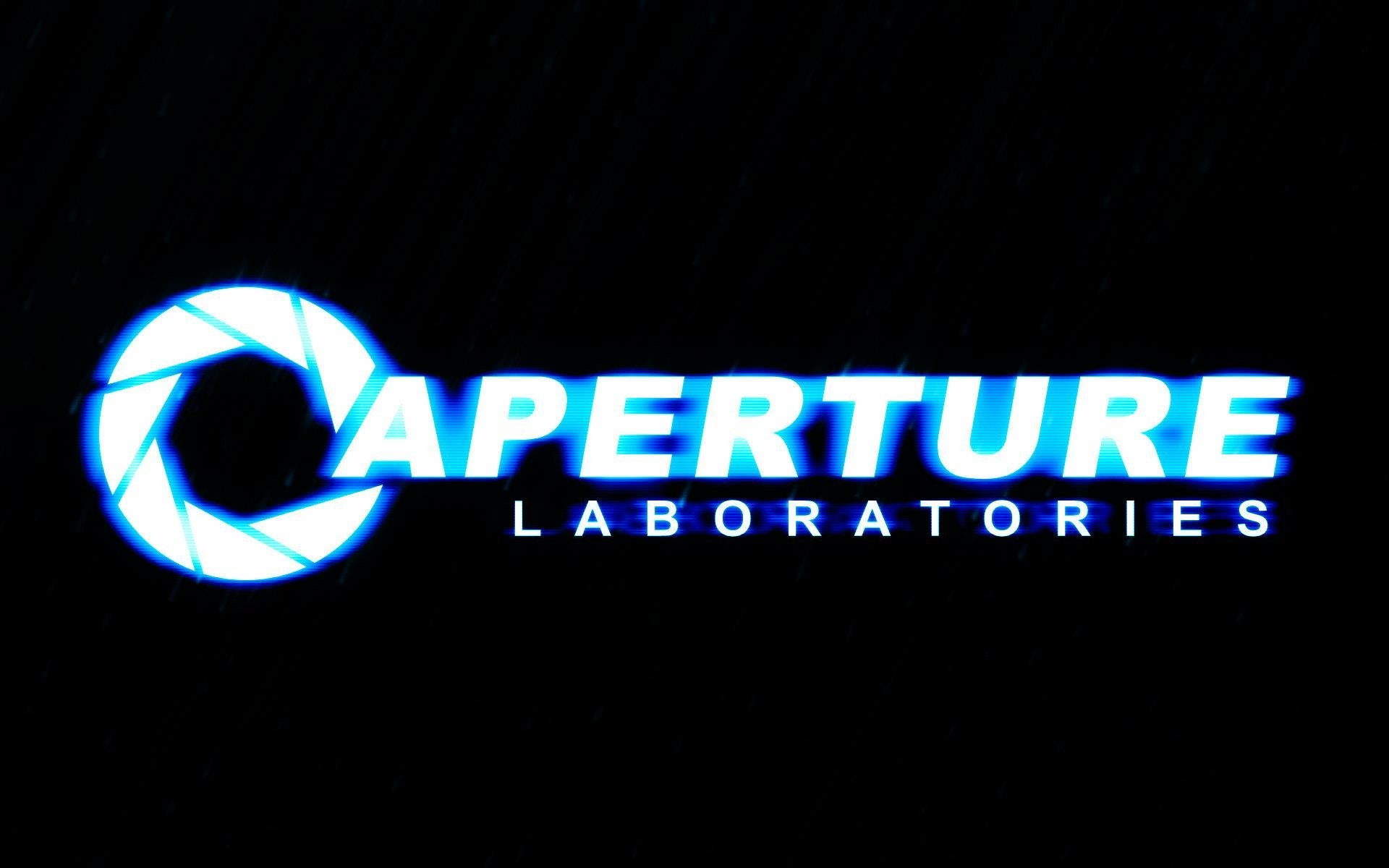 Aperture Logo Rain by Wolfe5381