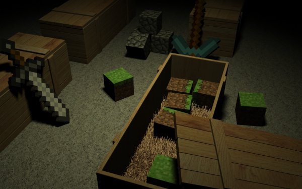 Jeux Vidéo Minecraft Mojang Epée Pickaxe Fond d'écran HD | Image