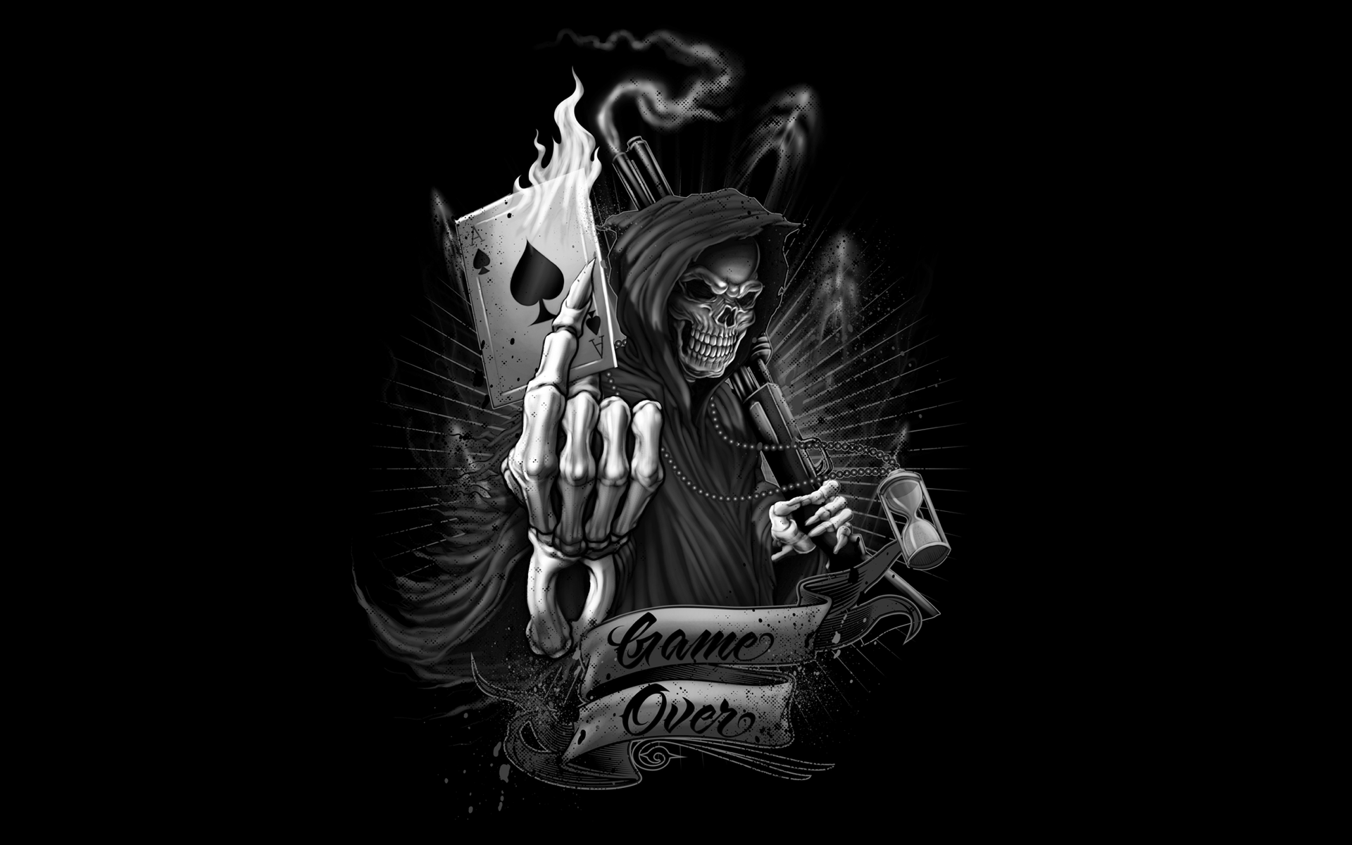 grim reaper wallpaper game over