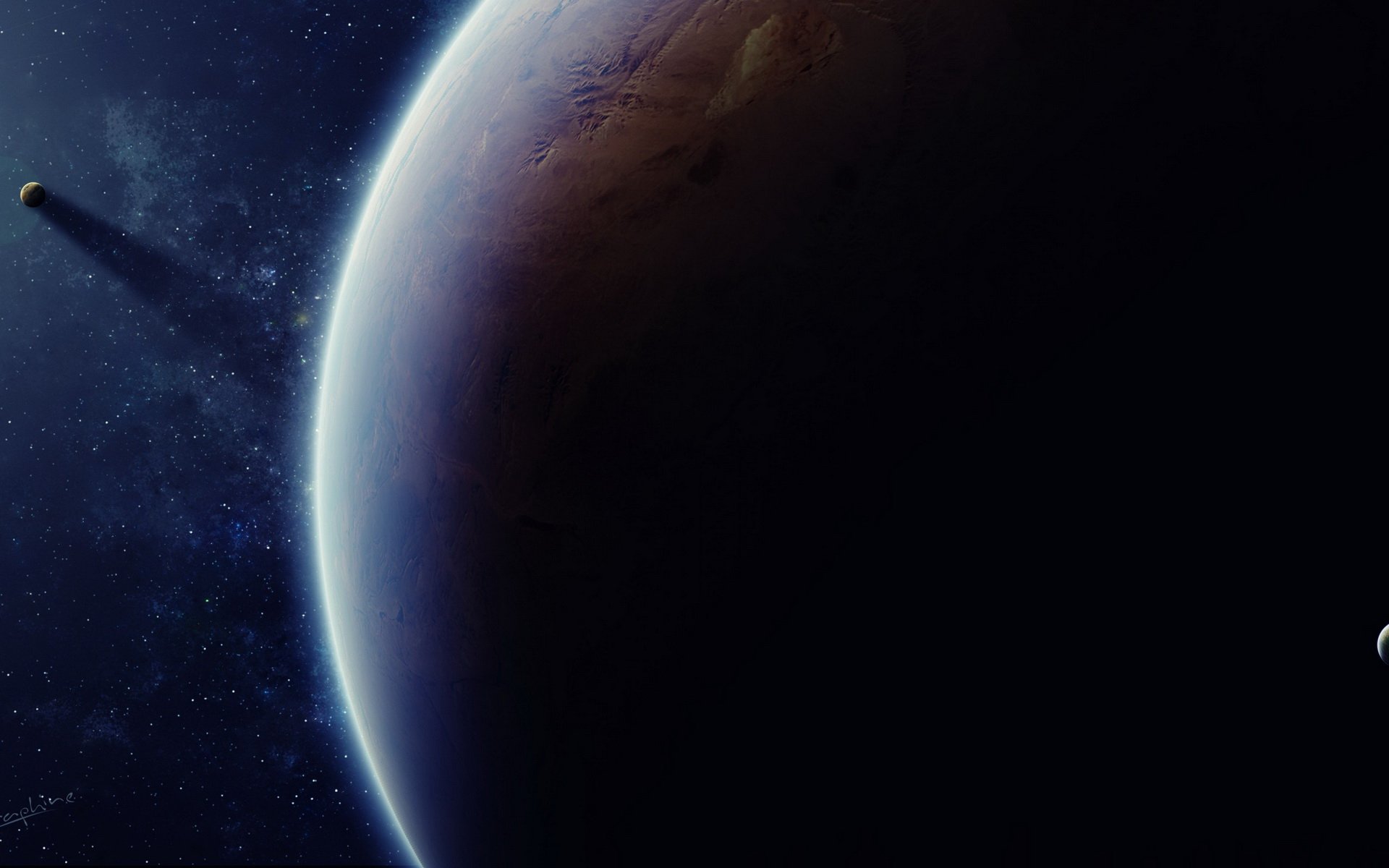 Download Sci Fi Planet HD Wallpaper
