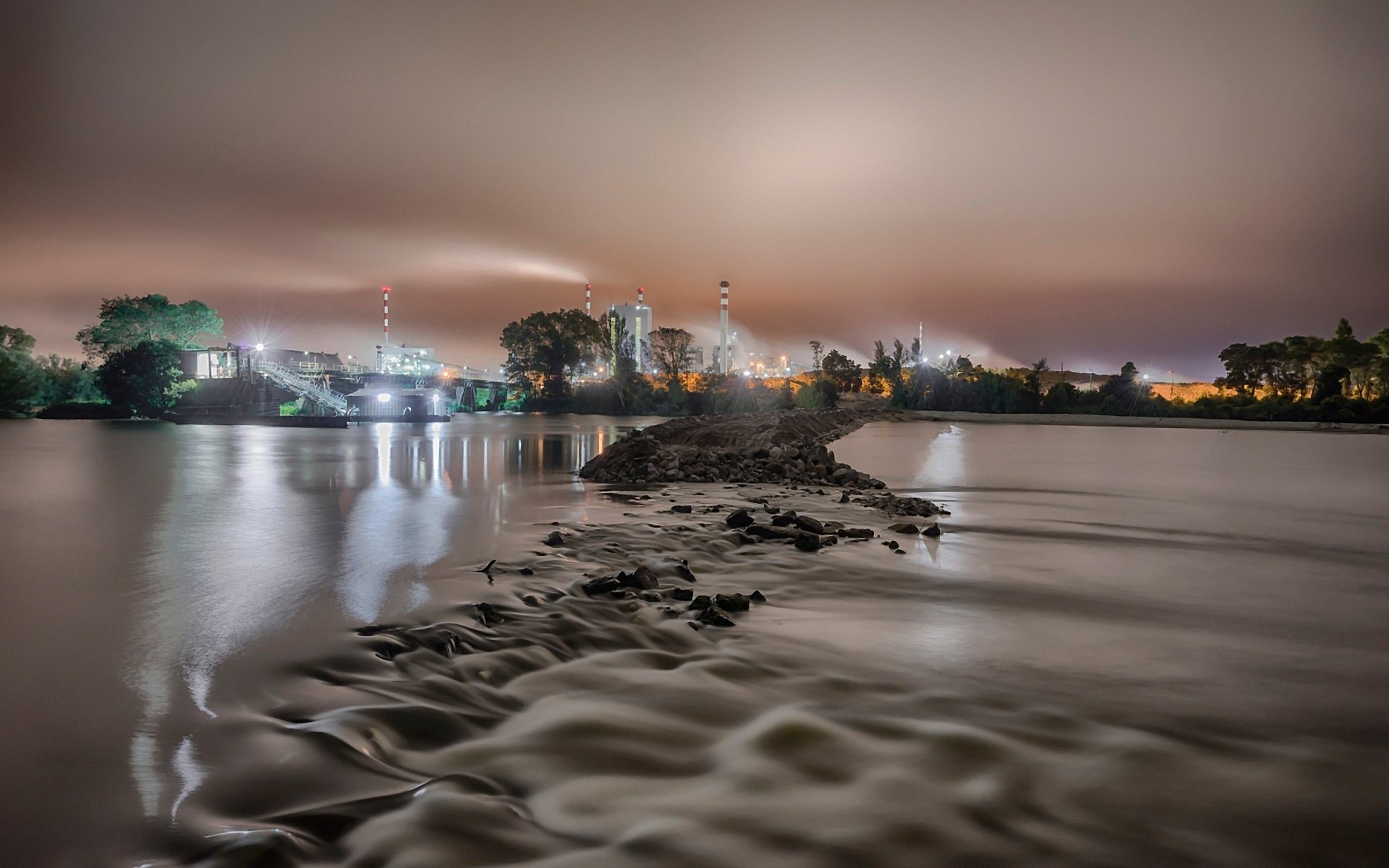 Download Man Made Factory HD Wallpaper