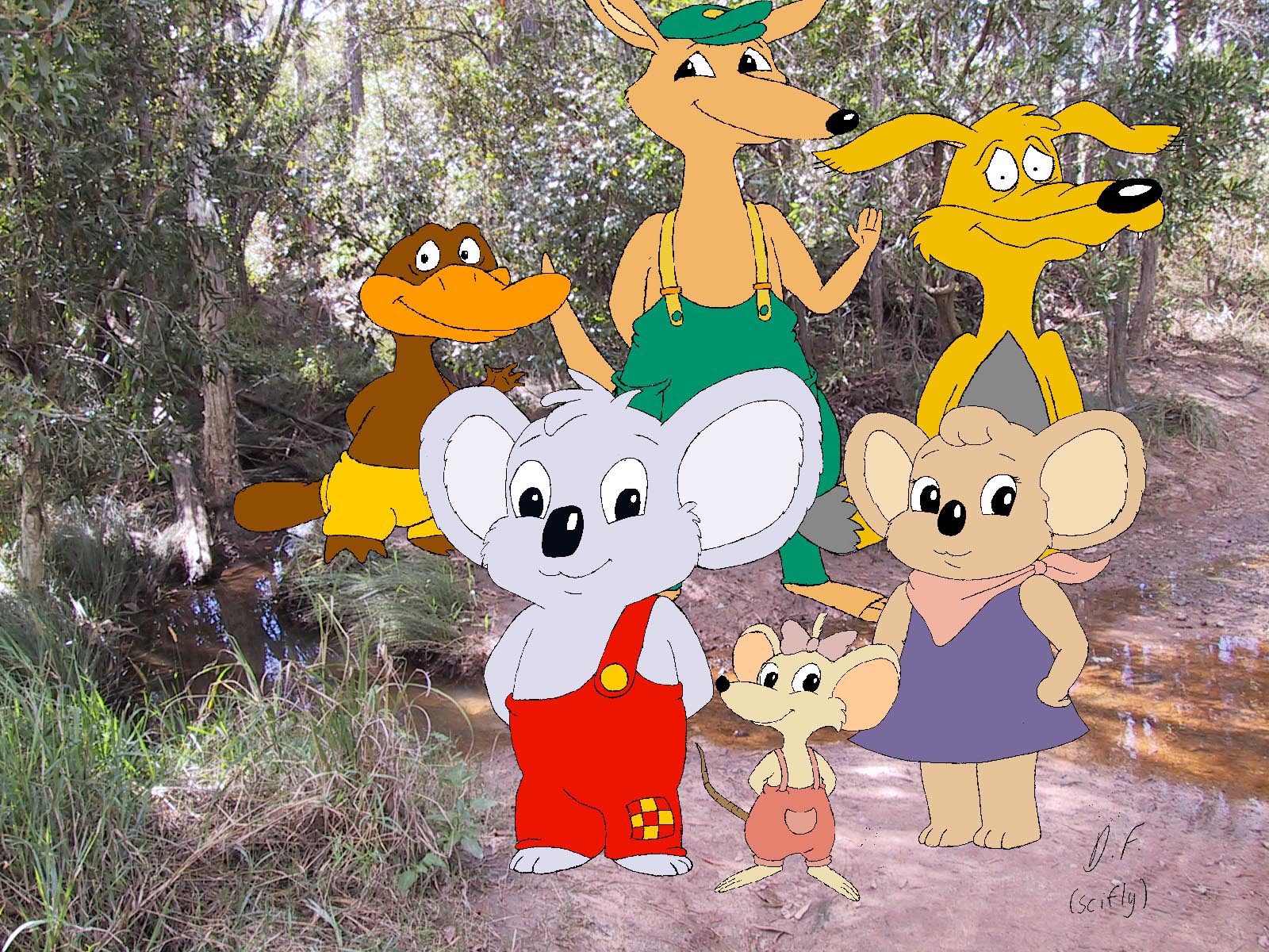 TV Show The Adventures of Blinky Bill. HD Wallpaper | Background Image