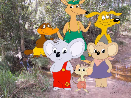 blinky bill TV Show The Adventures of Blinky Bill. HD Desktop Wallpaper | Background Image