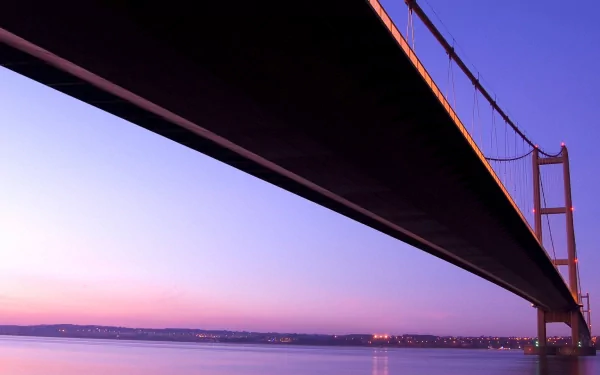 man made humber bridge HD Desktop Wallpaper | Background Image