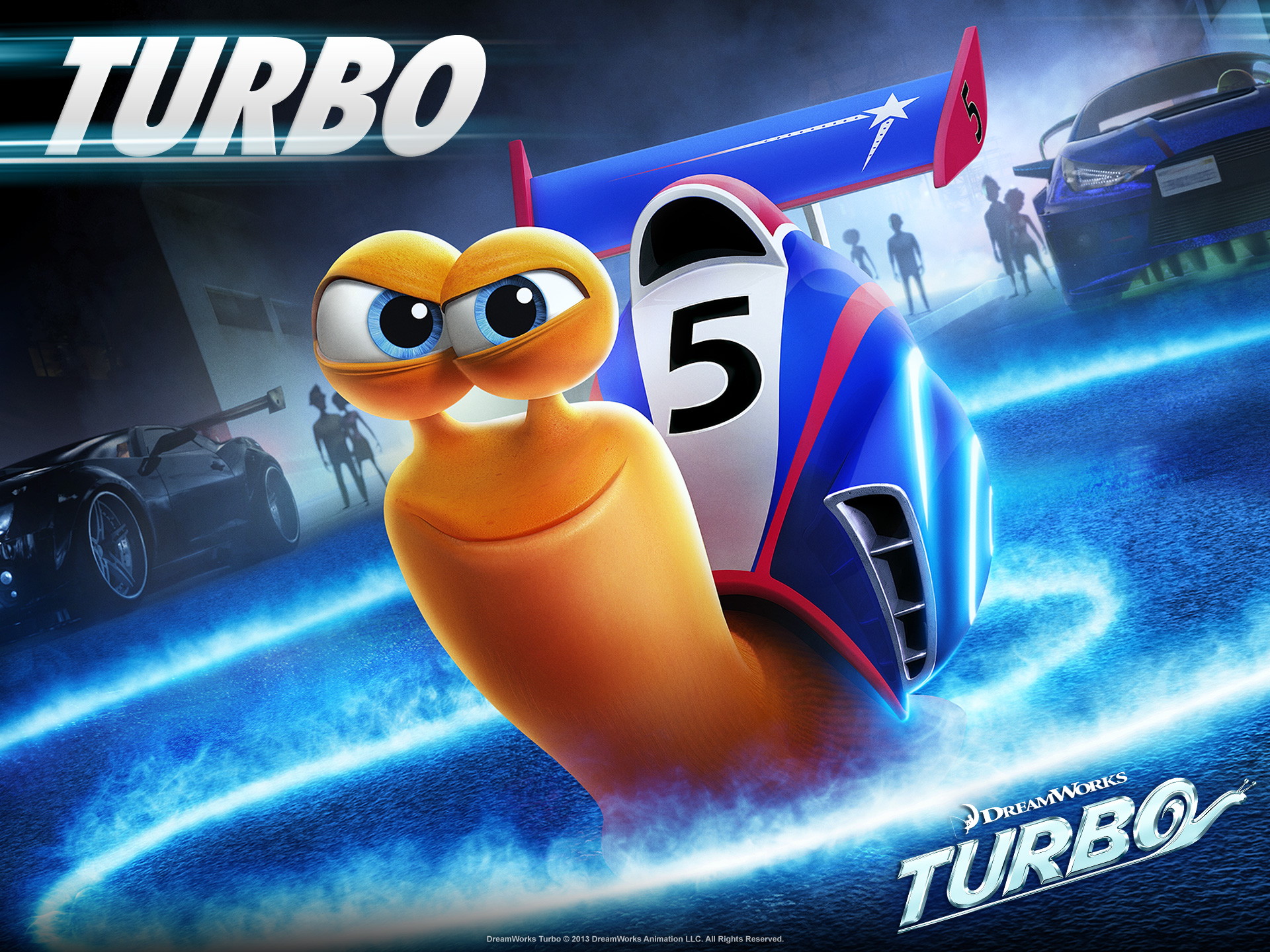 Turbo Movie HD Wallpaper Speed Meets Snail Power 
