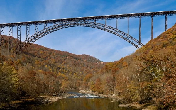  New River Gorge Bridge - Arch bridge in Victor, Fayette County, West Virginia, USA