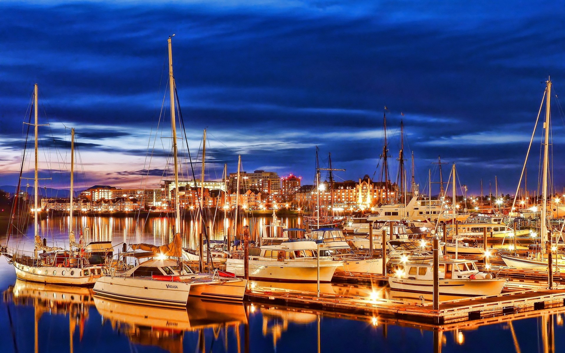 Man Made Harbor HD Wallpaper