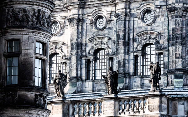 Dresden man made architecture HD Desktop Wallpaper | Background Image
