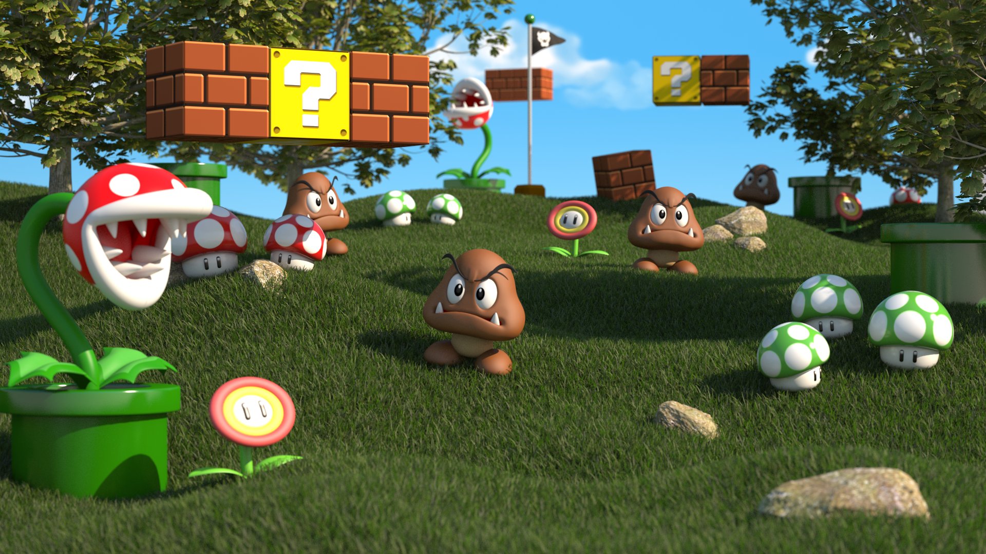 Jeux Vidéo Super Mario 3D Land Fond d'écran HD | Image