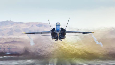 military McDonnell Douglas F/A-18 Hornet HD Desktop Wallpaper | Background Image