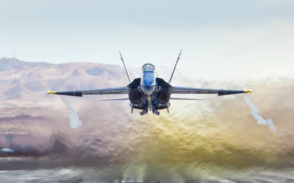 military McDonnell Douglas F/A-18 Hornet HD Desktop Wallpaper | Background Image