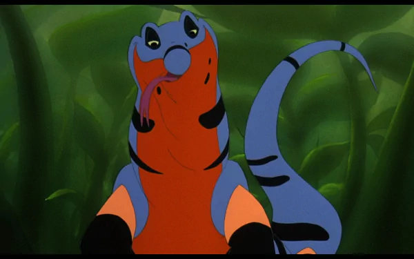 HD wallpaper from Ferngully: The Last Rainforest featuring an animated character with a lush green background.