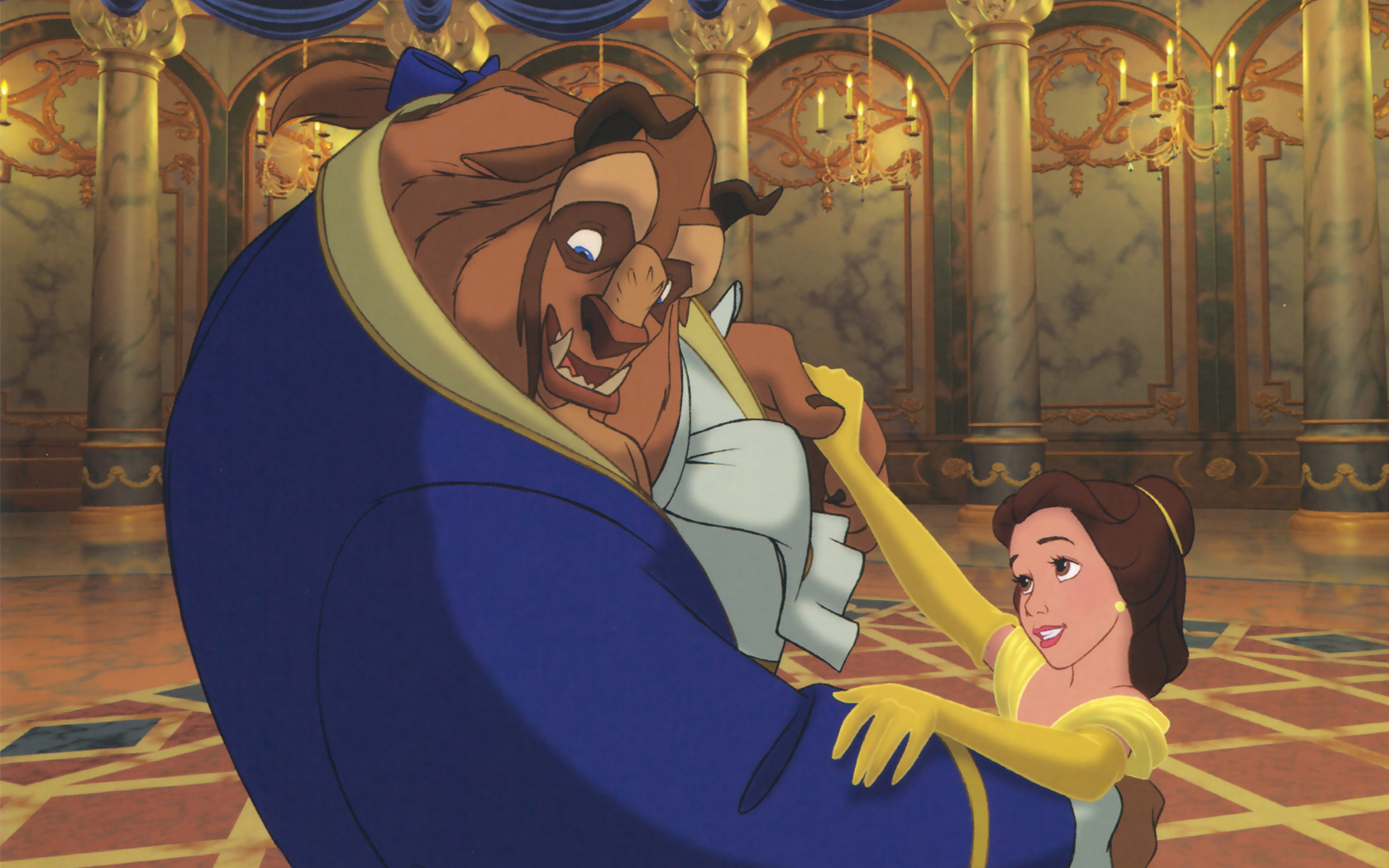 Bella e la bestia  Disney paintings, Disney wallpaper, Disney beauty and  the beast