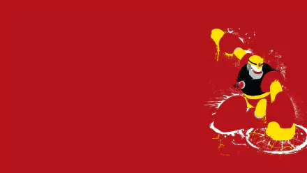 minimalist Guts Man (Mega Man) video game Mega Man Minimalist Gaming HD Desktop Wallpaper | Background Image