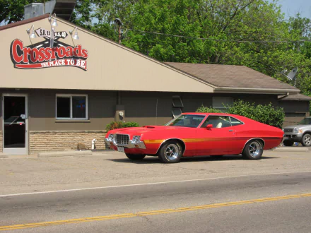 vehicle Ford Gran Torino Sport HD Desktop Wallpaper | Background Image