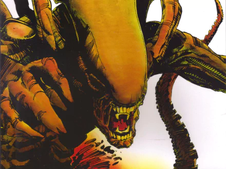 xenomorph Comic alien HD Desktop Wallpaper | Background Image
