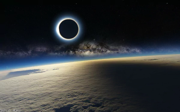 nature solar eclipse HD Desktop Wallpaper | Background Image