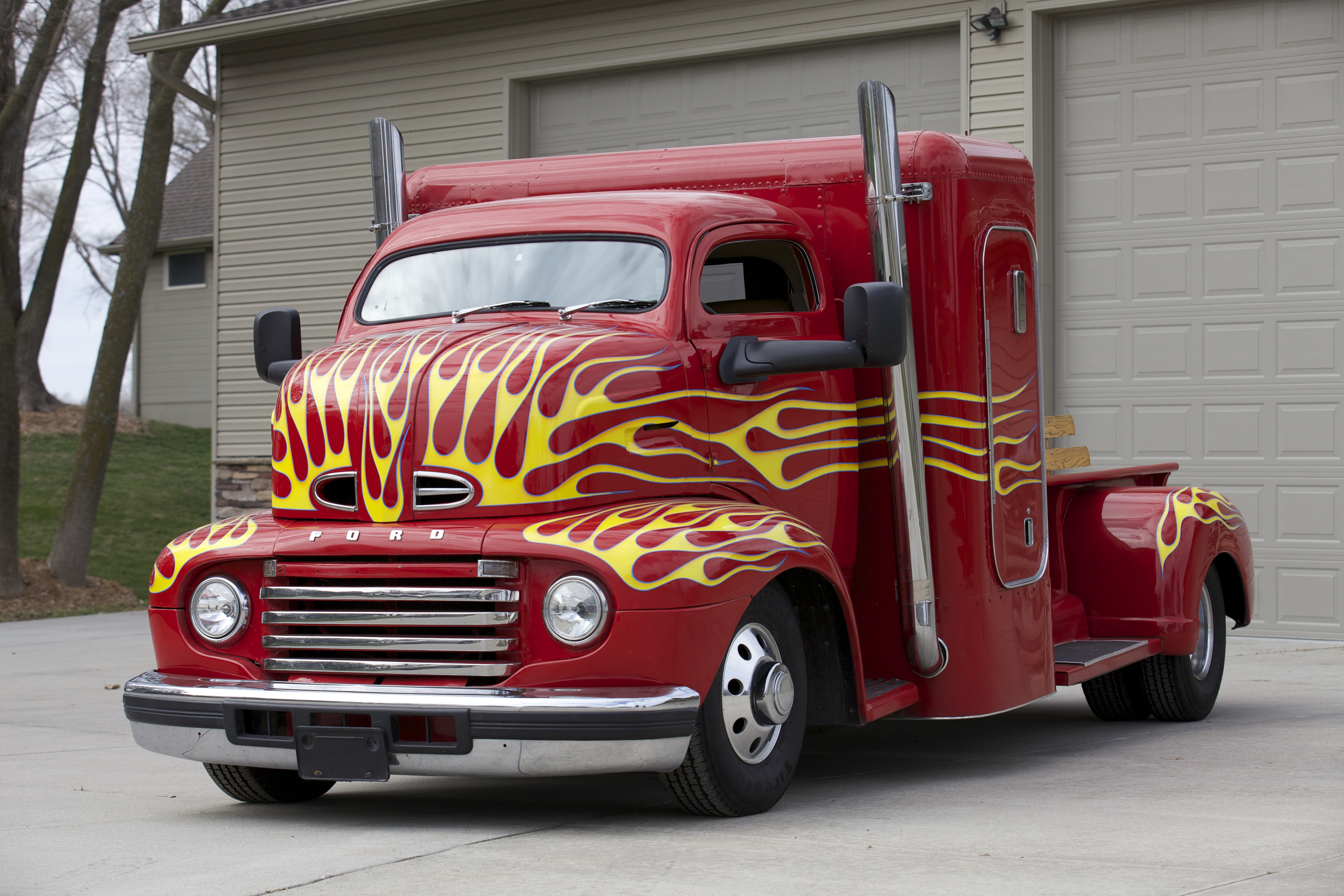 Vehicles 1950 Ford COE HD Wallpaper | Background Image