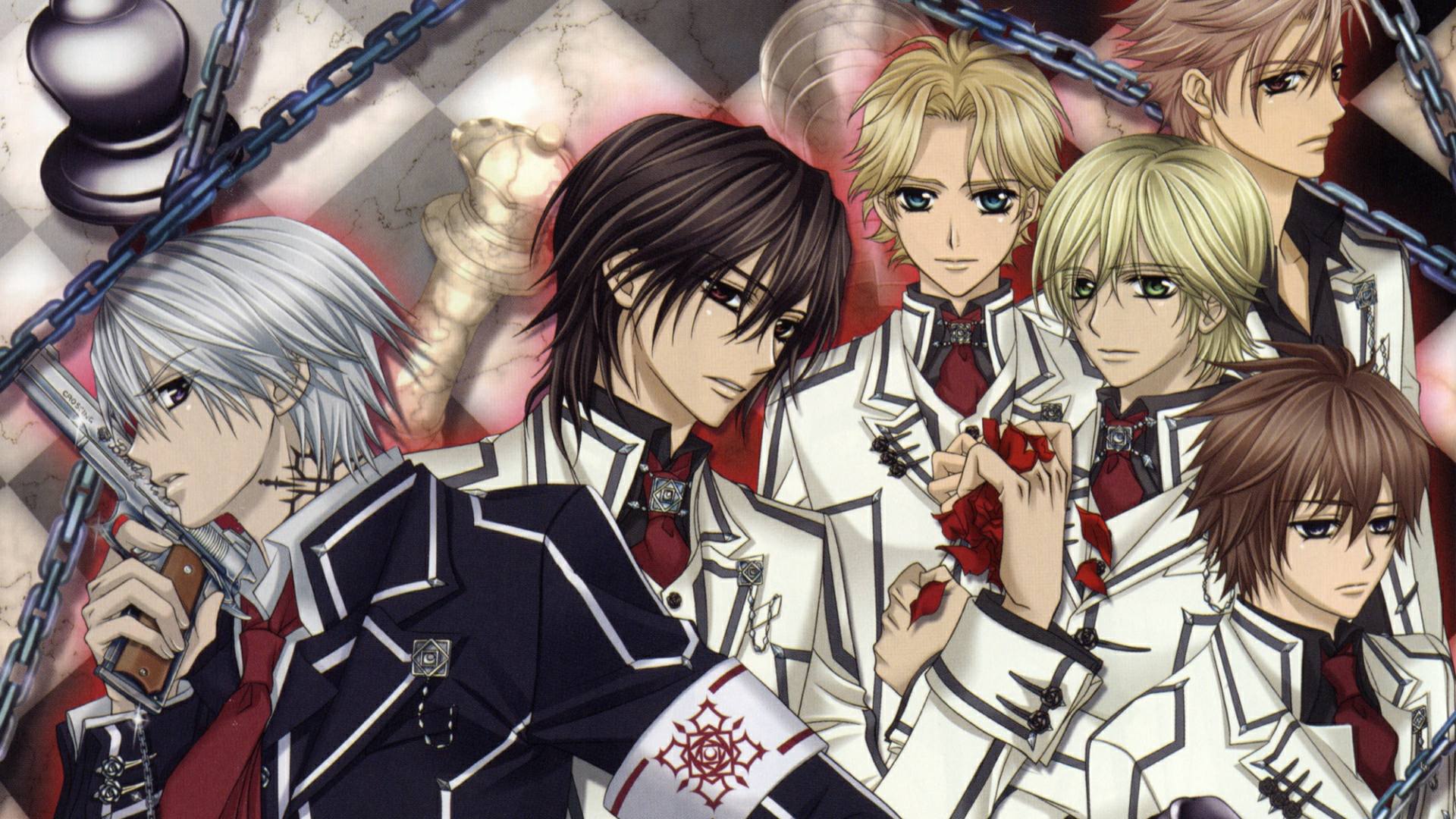 Download Black Anime Boy Kaname Kuran Vampire Knight Manga Wallpaper