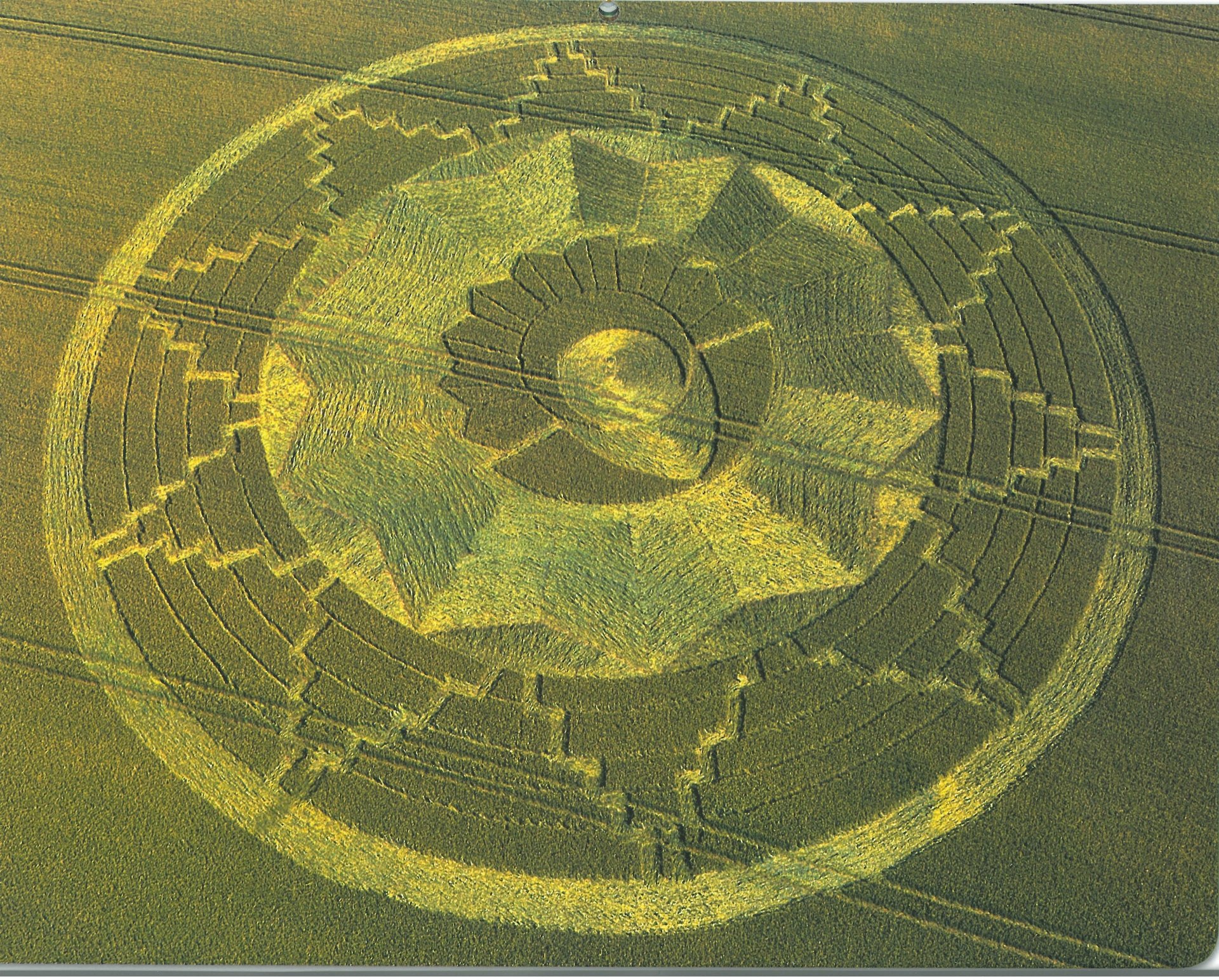 Download Man Made Crop Circle 4k Ultra HD Wallpaper