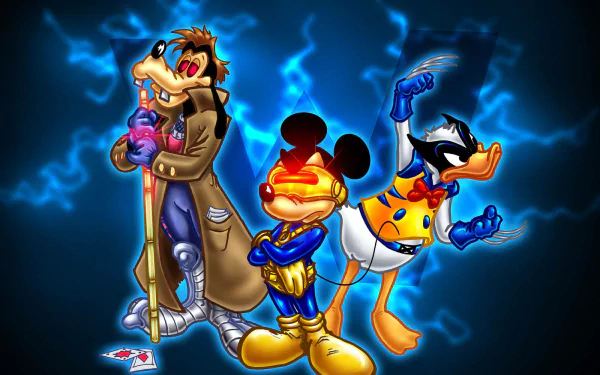  goofy donald mickey